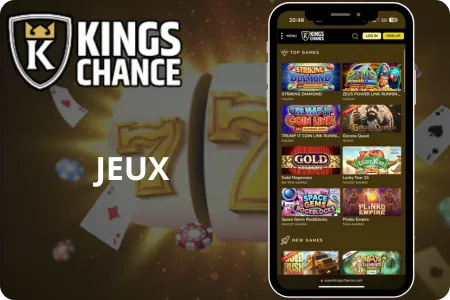 Jeux variés de Kings Chance Casino