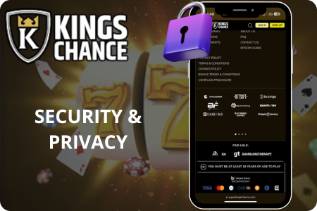 Security & Privacy Kings Chance Casino