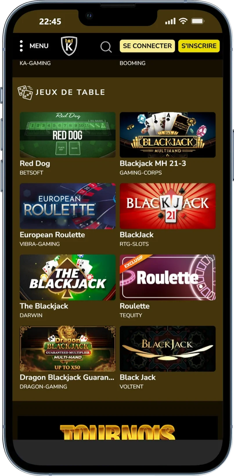 Kings Chance ios connexion